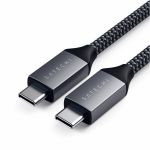 Satechi Type-C to Type-C 100W Charging Cable Space Gray -  Καλώδια στο Twiinshop