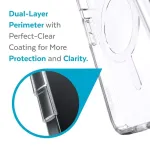 Speck Presidio Perfect-Clear + Magsafe – Case for iPhone 13 mini with MICROBAN coating (Clear) -  iPhone στο Twiinshop