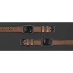 Nomad Strap Traditional Leather Brown Connection Black for Apple Watch 42/44/45/49mm -  Λουράκια για Apple Watch στο Twiinshop