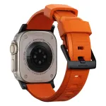 Nomad Rugged Strap Ultra Orange Connector Black 42/44/45/49mm -  Λουράκια για Apple Watch στο Twiinshop