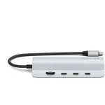 Satechi USB-C Multiport Adapter 8K with Ethernet V3 Silver -  Laptop Adapter / HUB στο Twiinshop