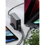 Satechi 165W USB-C 4-Port PD GaN Charger Space Gray -  Φορτιστές Πολλαπλών Συσκευών στο Twiinshop