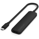 Satechi USB-C 4-in-1 Slim Multiport Adapter 4K Black -  Laptop Adapter / HUB στο Twiinshop
