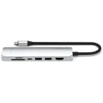 Satechi USB-C 7-in-1 Slim Multi Port Adapter Ethernet Silver -  Laptop Adapter / HUB στο Twiinshop