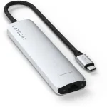 Satechi USB-C 7-in-1 Slim Multi Port Adapter Ethernet Silver -  Laptop Adapter / HUB στο Twiinshop