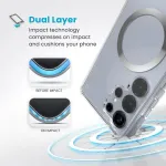 Speck Presidio Perfect-Clear Magnet - Case for Samsung Galaxy S25 Ultra MagSafe (Clear / Chrome Finish / Serene Silver) -  Samsung στο Twiinshop