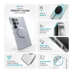 Speck Presidio Perfect-Clear Magnet - Case for Samsung Galaxy S25 Ultra MagSafe (Clear / Chrome Finish / Serene Silver) -  Samsung στο Twiinshop
