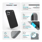 Speck Presidio2 Grip - Case for Samsung Galaxy S25+ / S24+ (Black/Slate Grey/White) -  Samsung στο Twiinshop