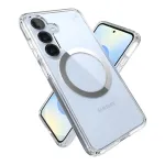 Speck Presidio Perfect-Clear Magnet - Case for Samsung Galaxy S25 / S24 MagSafe (Clear / Chrome Finish / Serene Silver) -  Samsung στο Twiinshop