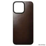 Nomad Magnetic Leather Back iPhone 16 Pro Max Brown Horween -  iPhone στο Twiinshop