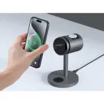 Aukey MagFusion Pro 3-in-1 MagSafe Wireless Charging Stand -  Ασύρματοι Φορτιστές στο Twiinshop