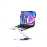 Alogic Elite Aluminum Laptop Stand Wireless Charger White -  Βάσεις Laptop στο Twiinshop
