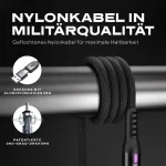 STATIK PowerPivot Pro Braided Rotating USB-C Cable Black 1m -  Καλώδια στο Twiinshop