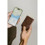 Nomad Leather Mag Wallet with Find My Tracking Brown Horween -  Magsafe Card Holders στο Twiinshop