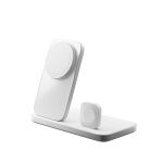 Nomad Stand One Max V4 Qi2.2 with MagSafe Silver -  Ασύρματοι Φορτιστές στο Twiinshop