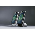 Nomad Stand One V4 Qi2.2 with MagSafe Silver -  Ασύρματοι Φορτιστές στο Twiinshop