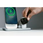 Nomad Stand One Max V4 Qi2.2 with MagSafe Silver -  Ασύρματοι Φορτιστές στο Twiinshop