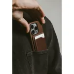 Nomad Leather Mag Wallet with Find My Tracking Rustic Brown -  Magsafe Card Holders στο Twiinshop