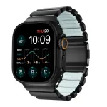 Nomad Stratos Band Titanium Black 49mm Icy Blue Glow -  Λουράκια για Apple Watch στο Twiinshop