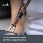Moshi 2-in-1 Wrist & Body Strap with Adapter - Eco Leather Phone Lanyard (Misty Coral) -  Διάφορα Αξεσουάρ στο Twiinshop