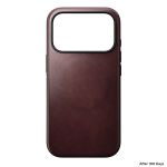 Nomad Modern Leather Case iPhone 17 Pro Burgundy Horween -  iPhone στο Twiinshop