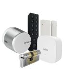 Tedee Set GO2 Alu Silver, Bridge Keypad Black, Door Sensor White, EXXO -  Αυτοματισμοί Σπιτιού στο Twiinshop