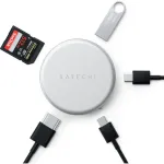Satechi OntheGo 5-in-1 Multiport Adapter Silver -  Laptop Adapter / HUB στο Twiinshop