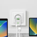 PURO MiniPro Wall Charger GaN - Power Charger 1 x USB-C & 1 x USB-A 65W PD (White) -  Φορτιστές Τοίχου στο Twiinshop
