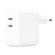 Apple USB-C Dual Port Power Adapter 35W -  Φορτιστές Τοίχου στο Twiinshop