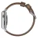 Nomad Strap Modern Leather Brown Connector Silver 42/44/45/49mm -  Λουράκια για Apple Watch στο Twiinshop
