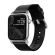 Nomad Strap Modern Leather Black Connector Silver 42/44/45/49mm -  Λουράκια για Apple Watch στο Twiinshop