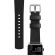 Nomad Strap Modern Leather Black Connector Silver 42/44/45/49mm -  Λουράκια για Apple Watch στο Twiinshop
