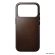Nomad Traditional Leather Case iPhone 17 Pro Rustic Brown Horween -  iPhone στο Twiinshop