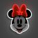 Yellowpop Disney Minnie Printed Face -  Wall Light στο Twiinshop