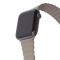 Decoded Silicone Magnetic Traction Strap Lite for Apple Watch 38/40/41mm Dark Taupe