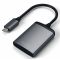 Satechi Aluminum Type-C UHS-II Micro/SD Card Reader Space Gray